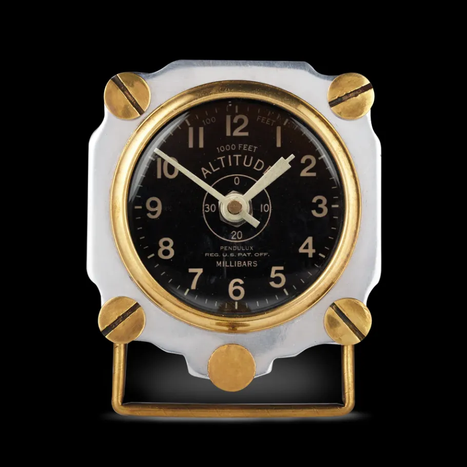 Pendulux Table Clocks|Altimeter Table Clock Aluminum
