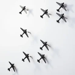 Pendulux Wall Decor|Bomber Formation Black Set Of 3