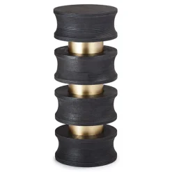 Pendulux Tables|Collar Accent Table Black