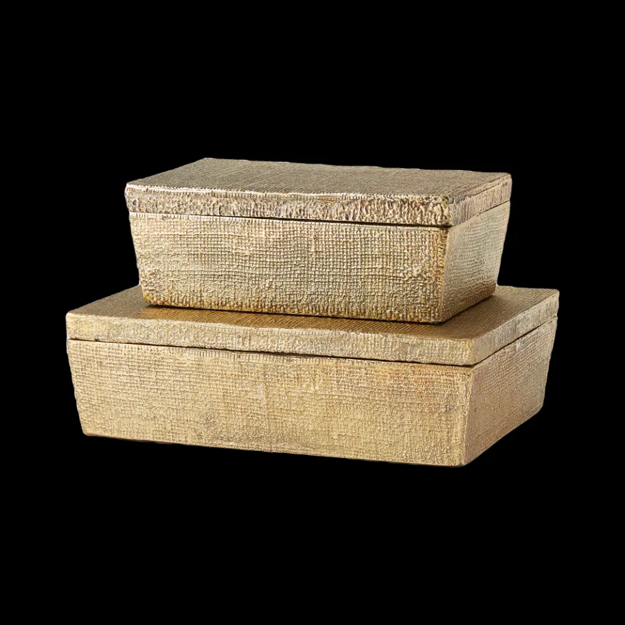 Pendulux Decor|Hemp Box Large Antique Brass