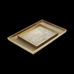 Pendulux Trays/Boxes|Hemp Tray Small Antique Brass