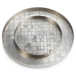Pendulux Decor|Map Tray Small Antique Nickel