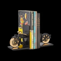 Pendulux Bookends|Motorcycle Bookends Black