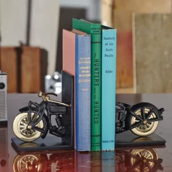 Pendulux Bookends|Motorcycle Bookends Black