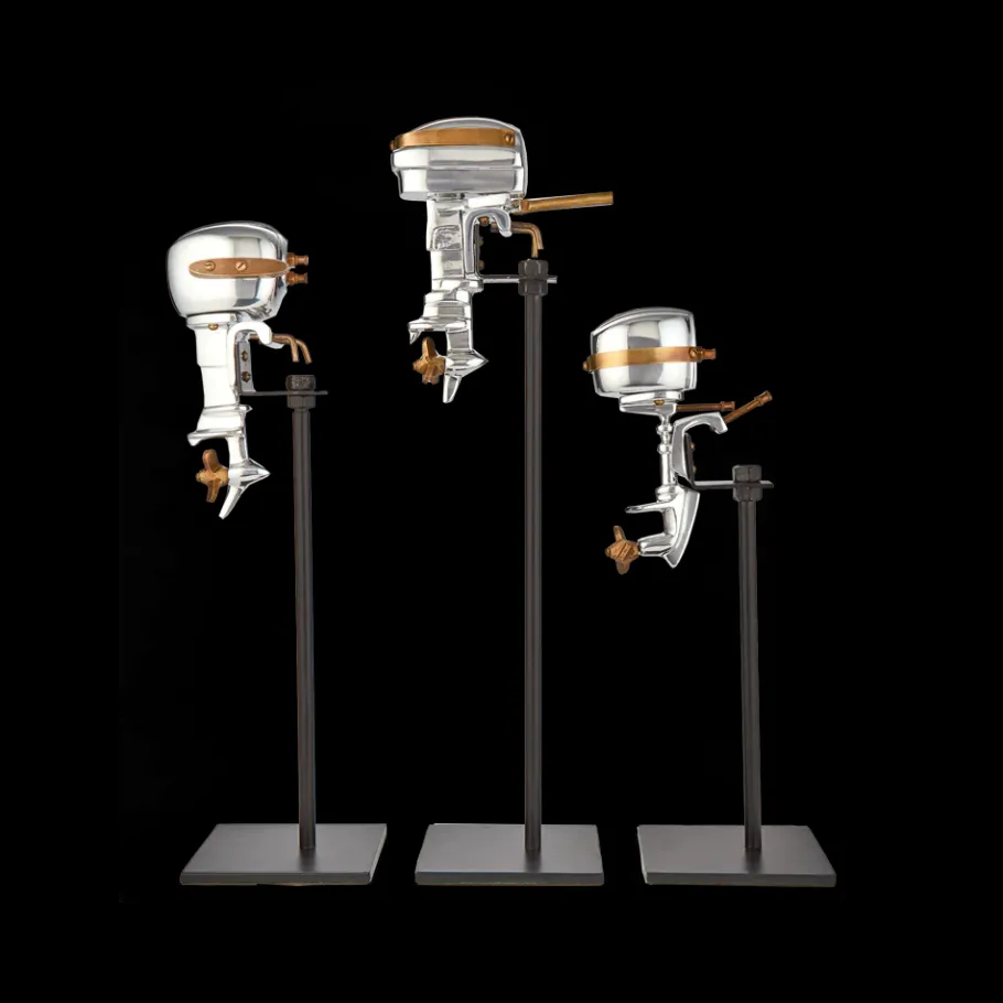 Pendulux Decor|Outboard Motor Replica Set Aluminum