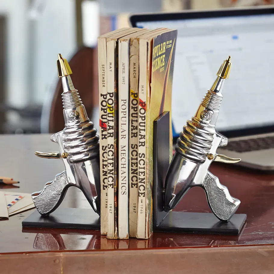 Pendulux Bookends|Ray Gun Bookends