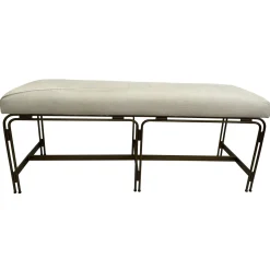 Pendulux Seating|Riley Bench Long Antique Gold