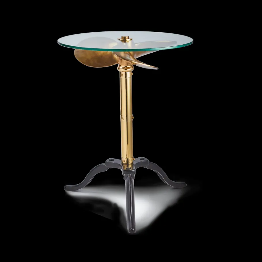 Pendulux Tables|Ship Propeller Table Brass