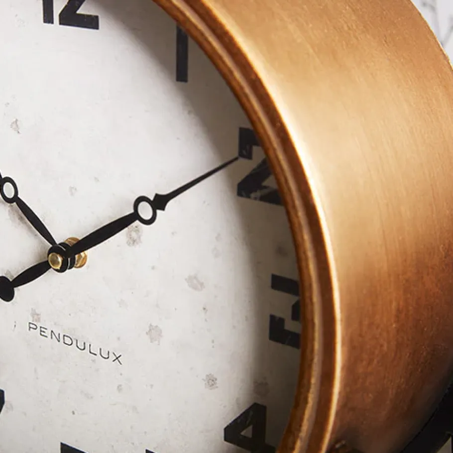Pendulux Table Clocks|St. Louis Station Clock Gold